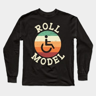 Role Model Wheelchair User Long Sleeve T-Shirt